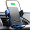 Wireless Car Charger JOYMASS 15W Fast Charging Auto Clamping Mount for iPhone 15 14 13 12 Mini Pro Max, Samsung Galaxy