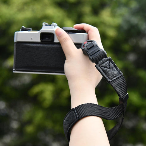 1 inch 198lbs Quick Release Camera Wrist Strap Compatible for Peak Design Buckle Adjustable Wide Load Capacity