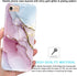 JIAXIUFEN Compatible iPhone SE 2022/2020 Case, Gold Glitter Marble Design, Slim Shockproof Flexible Cover