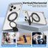 17 16 15 14 13 12 Magnetic Phone Ring Holder for Magsafe, Two-Sided Magnet Gym Finger Ring Kickstand Cell Phone Grip