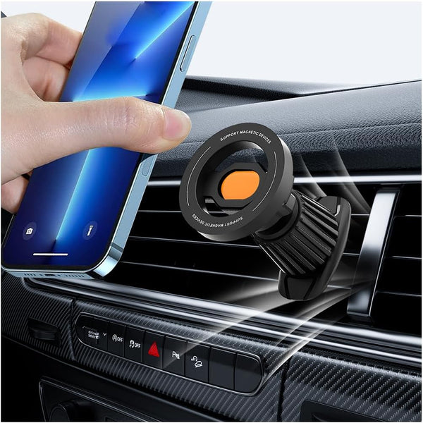FALVFUN Car Phone Holder, Magnetic 360 Rotation Adjustable Vehicle Phone Mount Changer with