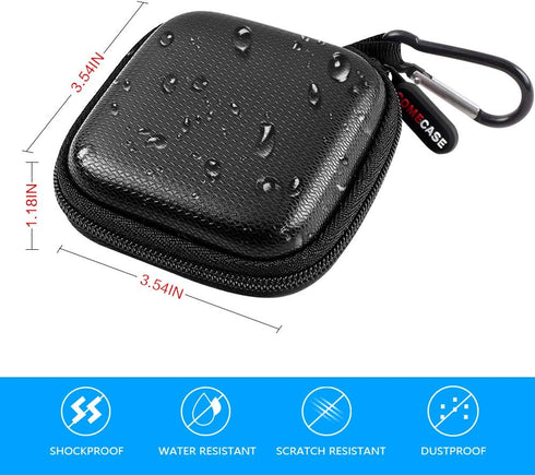 Comecase A-SKU-0485 Chip Card Reader Scanner Case, Hard Carrying Bag Holder Fits Square Contactless Reader with USB