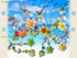 Y2K Summer Agromusk Hibiscus Flower Phone Charms,Cute Cell Phone Straps Aesthetic Star Beach Accessories Phone Bag
