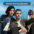 Bluetooth Shower Speaker Waterproof, Portable Wireless Speaker with Louder Volume, Colorful Lights, Blue