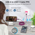 USB to USB C Cable 6FT/3Pack for Samsung Galaxy A17 A16 5G, Fast Charger Cord for iPhone 16e/16 Pro/16 Pro Max