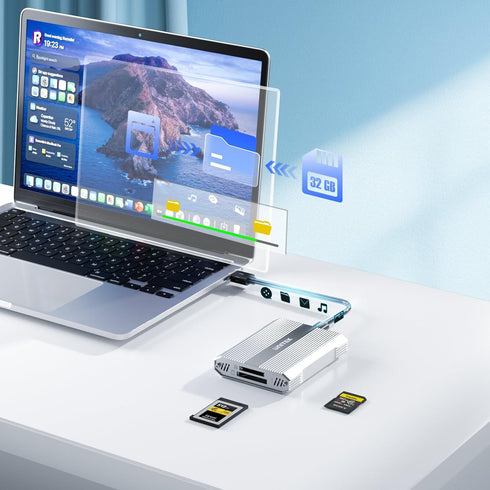 Unitek SD4.0 10Gbps 3.2 2, CFexpress Type A and UHS-II Memory Card Reader, USB Gen CF Express Reader for CFexpress Type
