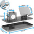 180° Rotation Phone Charger Stand Holder, 3in1 Charger Dock for Apple iWatch/AirPods/iPad and Most Smartphones (Gray)
