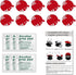 K TOMOTO 10 Pack 3M VHB Sticky Adhesive Pads for Socket Mount Base, Double Side Heat Resistant Strong Sticker