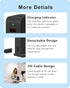 VPSUN USB Charger 6 Port 50W Multi USB Tower Charging Station for Multiple Devices, Black, for iPhone 15/14/14 Pro/14
