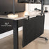 VIVO 30 Inch Clamp-on Privacy and Cable Management Organizer Sleeve, Wire Hider Kit Panel System, Desk Skirt (Black)