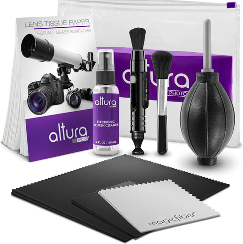 Altura Photo Professional Cleaning Kit for DSLR Cameras with 2oz Altura Photo Spray Lens and LCD Cleaner - Camera