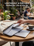 RAPIQUE R306 2.4G, Symmetrical Pro Wireless Mouse, Dual Bluetooth & Type-C Rechargeable, Silent Click, Slim Design