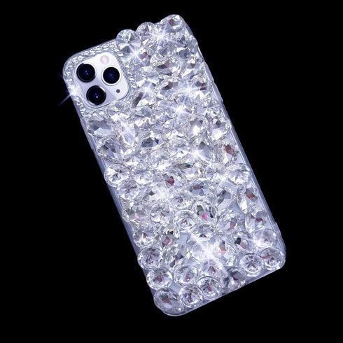 Bonitec Compatible with iPhone 13 Pro Max Case, 3D Glitter Sparkle Bling Luxury Shiny Crystal Rhinestone Cover