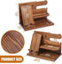 LNBEI Wood Phone Docking Station for Men, Simple and Elegant Nightstand Organizer, Multifunctional Desk Organizers