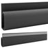 Electriduct Large J Channel Cable Raceway - Self Adhesive Desk Cord Organizer for Computer, Gaming, Entertainment