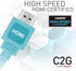 C2G Legrand Mini HDMI to HDMI Ethernet Cable, 4k High Speed, Black, 6 ft, 1 Count