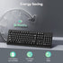 TECKNET 2.4G 11/10/8/7 Wireless Keyboard, Silent Full-Size USB Keyboard with Number Pad, Ergonomic Keys & Adjustable