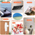 10 pcs Clear Sticky Adhesive Pads for Socket Base, 1.34 inches Transparent Double Sided Tapes for Collapsible Grip