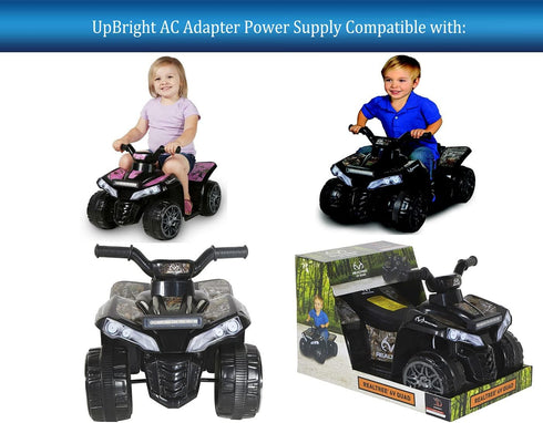 UpBright DC6V AC Adapter for Realtree 6V Quad 8805-12 8806-08 Dynacraft Ride On Power Supply
