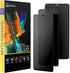 Samsung Galaxy A15 Privacy Screen Protector - 3 Pack, Full Coverage Anti-Spy Tempered Glass, Black.