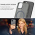 BENTOBEN Magnetic Case for iPhone 13 & 14, Compatible with Magsafe, Slim Shockproof Protective Cover, Gray