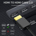 Twozoh 3.3FT 2 Pack, 4K@60Hz/2160P/1080P Slim HDMI Cable Ultra Thin & Extreme Flexible HDMI to HDMI Cord Support