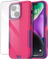 AICase iPhone 14 Heavy Duty Case with Glass Screen Protector, Rugged Shockproof Full Body Protection, 6.1" Durable Cover