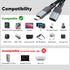 10Ft 10Gbps Transfer/100W Charging/4K@60Hz 3.2 USB C Extension Cable Long, Data USBC Male to USB-C Female Cable