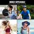 RoomyRoc Bluetooth Headphones, Wireless Neckband Headset with Retractable Earbuds, Sports Noise Cancelling