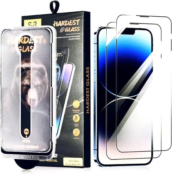 #M4U HD Clear Tempered Glass Screen Protector for iPhone 15