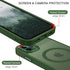 BENTOBEN iPhone 11 Pro Max Case - Dark Green, Translucent Matte, Shockproof, MagSafe Compatible, 6.5" Protective Cover.