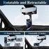 Magsafe Car Mount, Rotatable and Retractable Rear View Mirror Phone Holder for iPhone 15/14/13/12 Series and All Phones