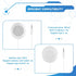 ModFurne 3 5mm MP3 Mini White Pillow Speaker for CD Radio Player