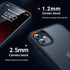 iPhone 11 Case, Shockproof Military Grade Protection, Slim Translucent Hard Back, Frosted Black, 6.1'' - Durable &