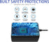 Gilivier 9V 2A 100-240V 9 2000mA 1500mA 1000mA 800mA 500mA 18W 5.5x2.5mm/2.1mm DC Power Supply AC Adapter with Polarity
