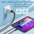 20W USB C Charger Block, Bangfun Dual Port PD 20 Watt Fast Charger Block Compatible with iPhone 16/15/14/13/12 Pro