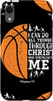 Philippians 4:13 iPhone XR Basketball Phone Case for Teen Boys & Kids - Perfect Gift!