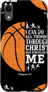 Philippians 4:13 iPhone XR Basketball Phone Case for Teen Boys & Kids - Perfect Gift!