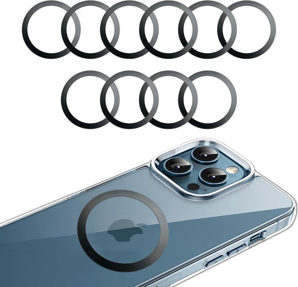 Universal Metal Rings Compatible with Magnetic Sticker,Magnetic Ring for Phone Cases &