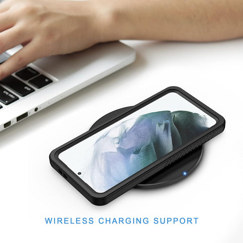 Lanhiem for Samsung Galaxy S21+ Plus Case, IP68 Waterproof Dustproof, Rugged Full Body Shockproof Cover