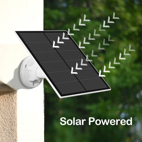 Sense-U Mini Solar Panel, 3.3w Charger with USB-B Output for Sense-U Outdoor Security Camera and 5V Devices