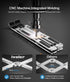 ivoler Laptop Stand, Adjustable Aluminum Riser Holder for 10-15.6” MacBook, iPad, HP, Dell, Lenovo - Silver