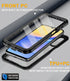 Samsung Galaxy A15 5G Case, Waterproof with Built-in Screen Protector, 360° Full Body Shockproof Heavy Duty (Black)