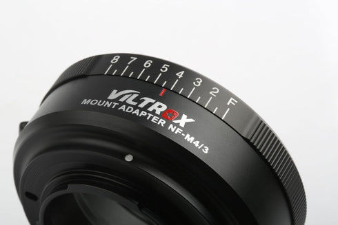 Viltrox NF to M4/3 Lens Adapter, Manual Focus Aperture Ring Adapter for Nikon F D S AI G Series to Micro 4/3