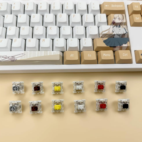 Gateron G Pro 3.0 Black Switches for Mechanical Keyboards, 5-Pin 60gf Linear/Pre Lubed/Silent/RGB Switches (36pcs,