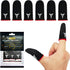 6 Pack Mobile Phone Gaming Finger Sleeves, Nuozme Finger Sleeves Compatible with