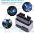 FRCVESNG DC1224V Car OBD Power Adapter, OBD Male to Type-C USB Female Charger OBD Car Charger for Mobile Phones, Dash