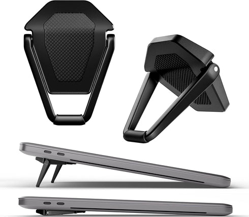 ZELMINE Laptop Stand for Desk, Portable Anti-Slip Keyboard Riser, Zinc Alloy Keyboard Stands,