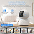 CINMOORE 3K 64GB 5GHz 2.4GHz 6, 360 2-Way Indoor Camera with Card, Human/Pet/Facial AI Detection, Dog/Cat/Pet Camera
