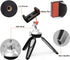 BESUS 360 Two Tripod Phone Mount, Universal Smartphone Mount Adapter, Rotates and Tilts Adjustable Cell Phone Clamp